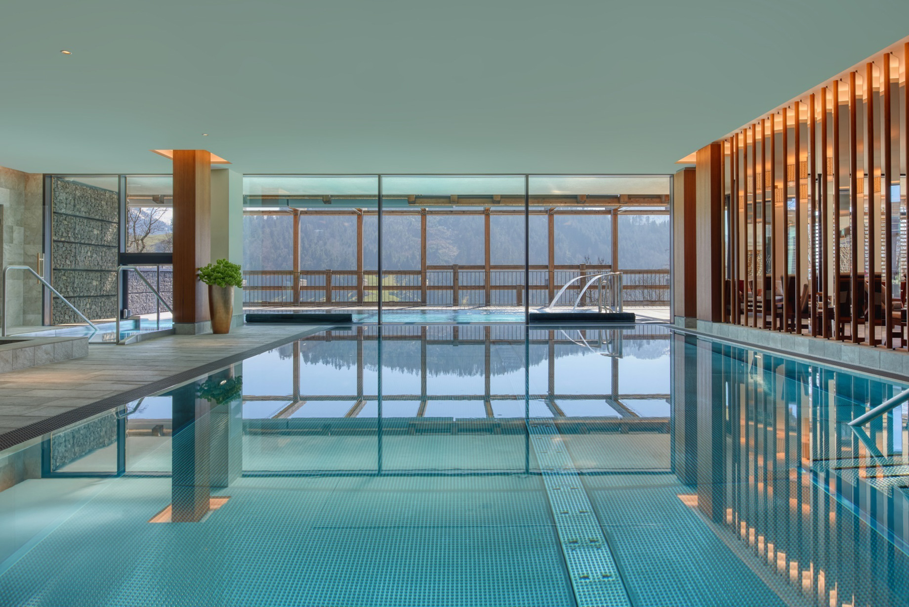 Waldhotel – Burgenstock Hotels & Resort – Obburgen, Switzerland – Spa Indoor Pool