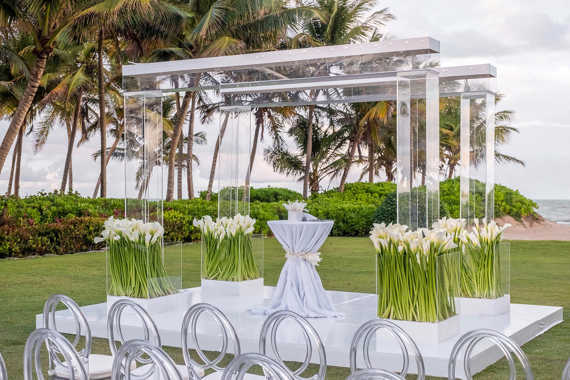 The St. Regis Bahia Beach Resort – Rio Grande, Puerto Rico – Exterior Wedding Bespoken Setup