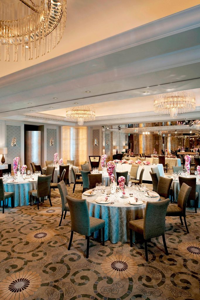 The St. Regis Osaka Hotel - Osaka, Japan - The Astor Ballroom Banquet Setup