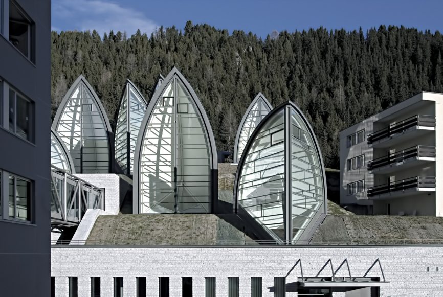 Tschuggen Grand Hotel - Arosa, Switzerland - Glass Sails