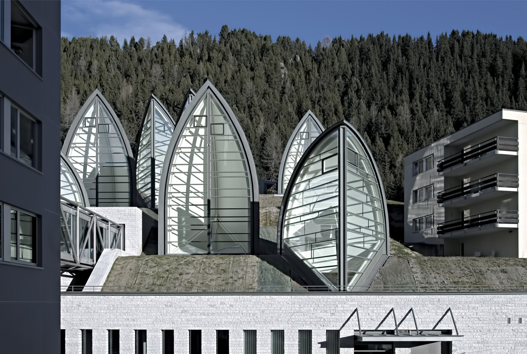 Tschuggen Grand Hotel – Arosa, Switzerland – Glass Sails
