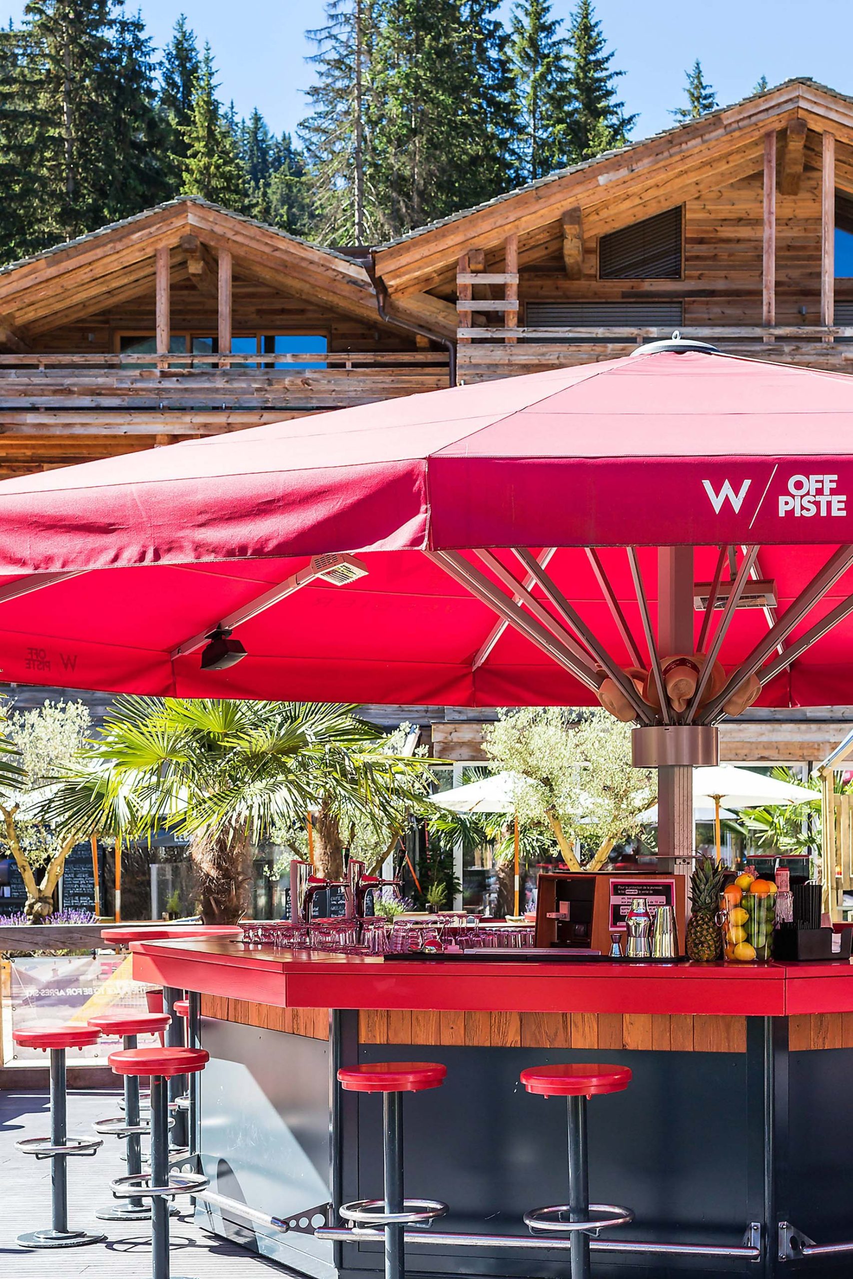 W Verbier Hotel – Verbier, Switzerland – W Off Piste Bar Summer