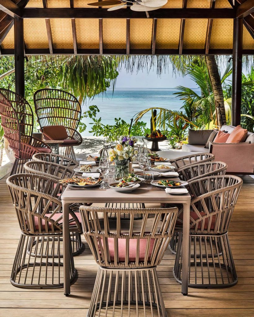 JOALI Maldives Resort - Muravandhoo Island, Maldives - Outdoor Beachfront Dining