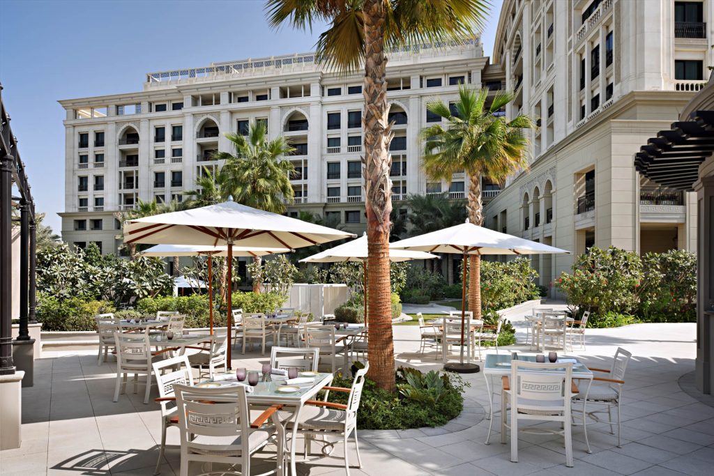 Palazzo Versace Dubai Hotel - Jaddaf Waterfront, Dubai, UAE - Amalfi Restaurant Deck