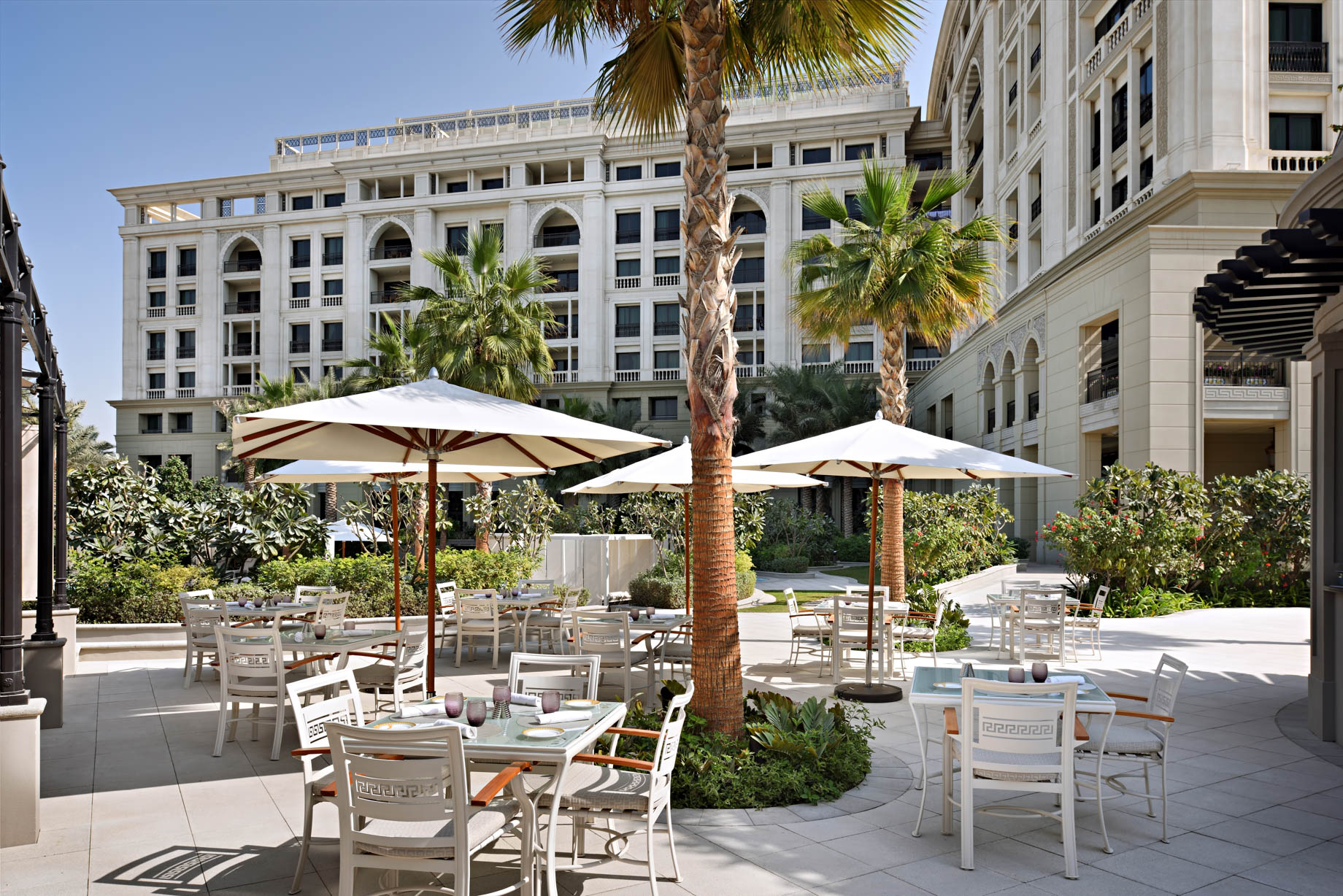 Palazzo Versace Dubai Hotel – Jaddaf Waterfront, Dubai, UAE – Amalfi Restaurant Deck