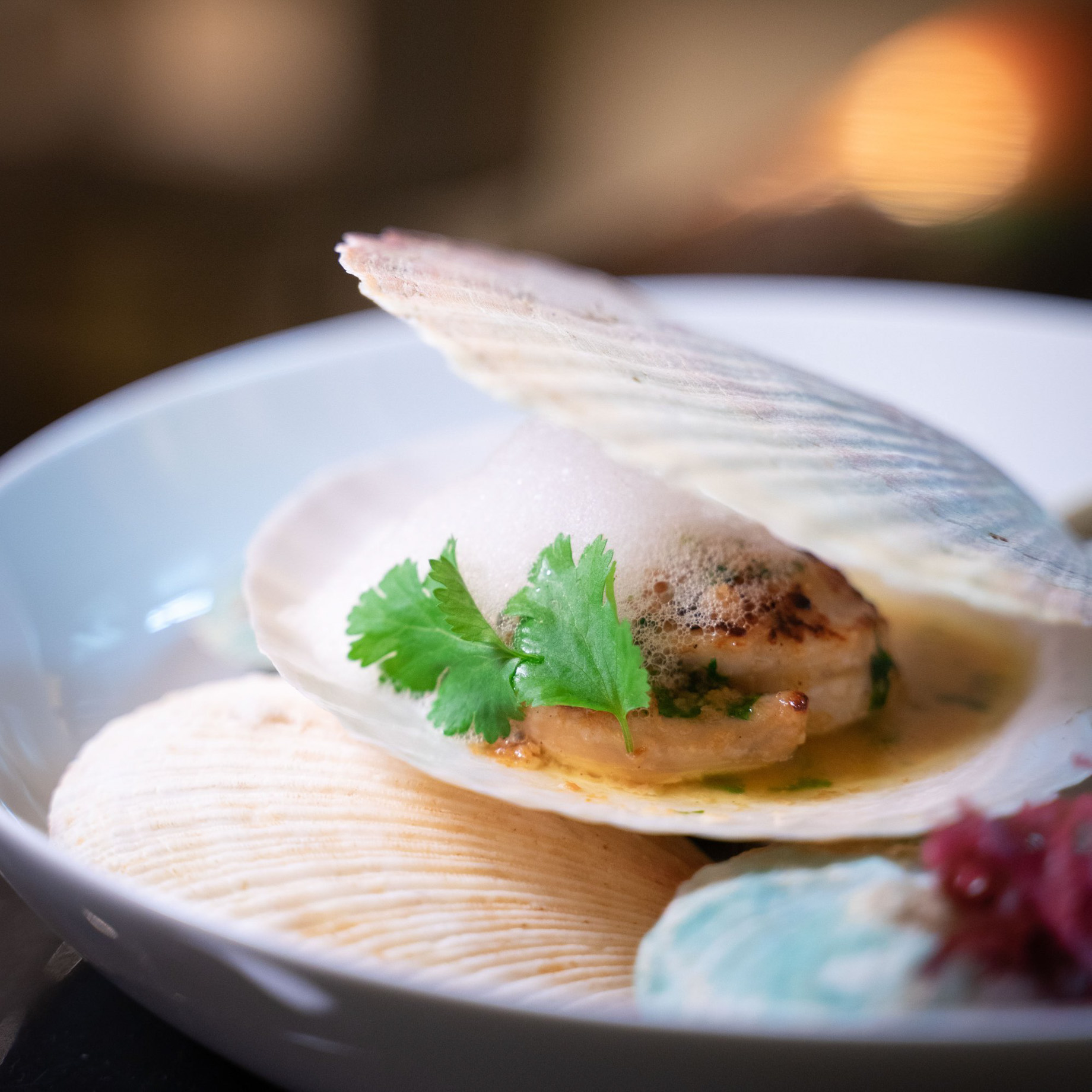 The St. Regis Macao Hotel - Cotai, Macau SAR, China - Hokkaido Scallops with Portuguese Bulhao Pato