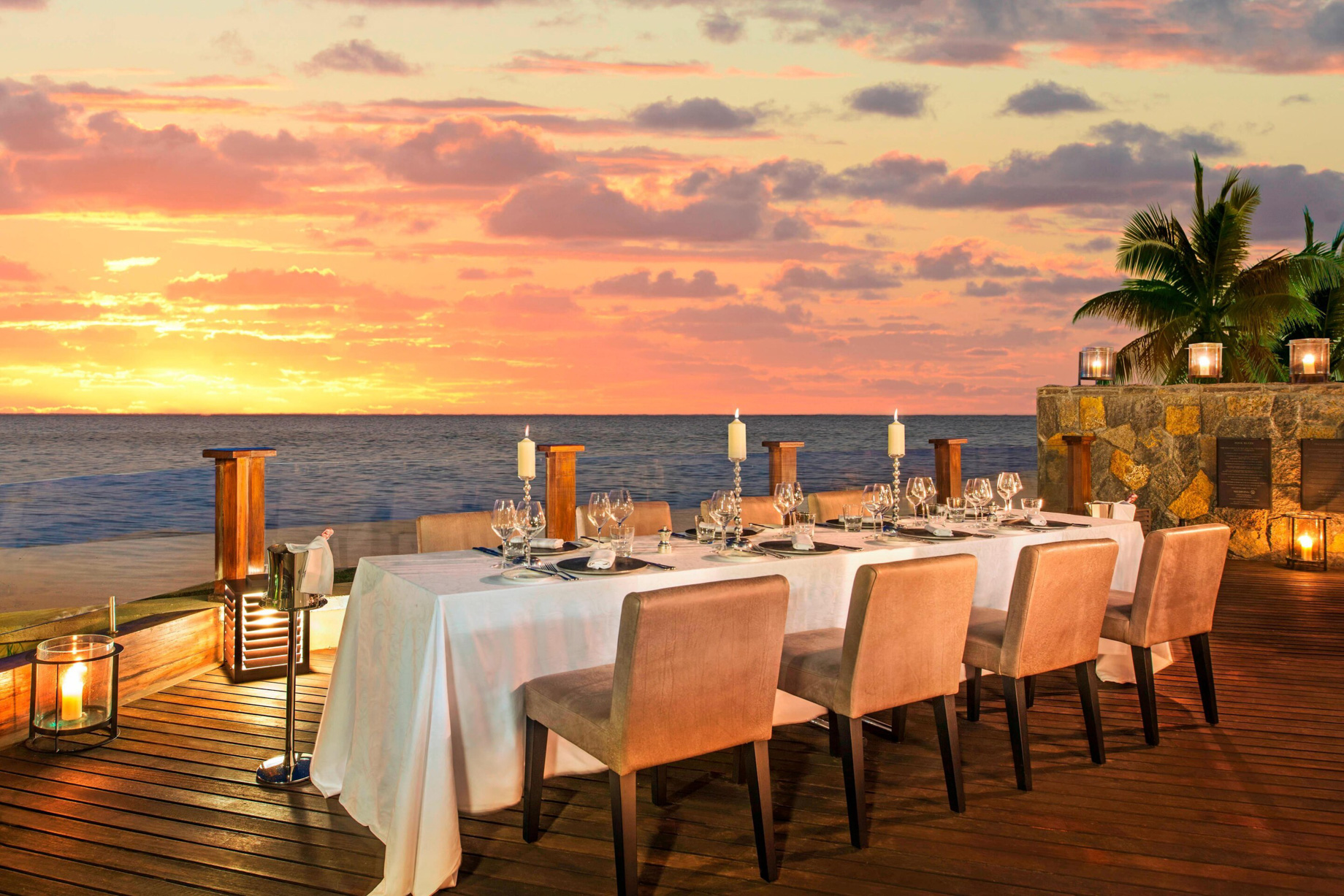 JW Marriott Mauritius Resort - Mauritius - Night Dining on the Terrace