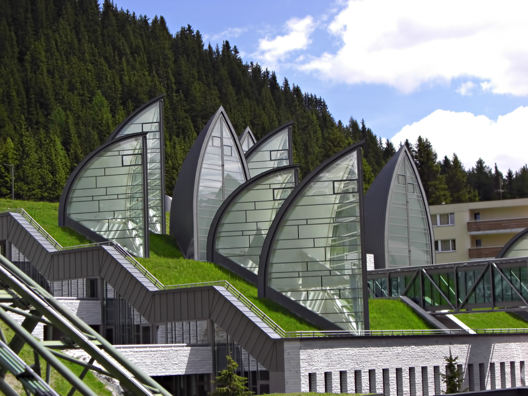 Tschuggen Grand Hotel - Arosa, Switzerland - Glass Sails
