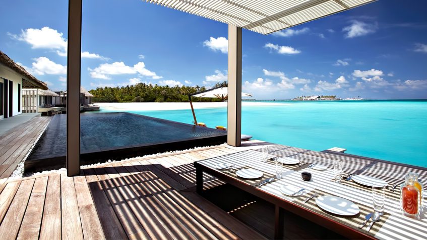 Cheval Blanc Randheli Resort - Noonu Atoll, Maldives - Overwater Villa Infinity Pool Deck