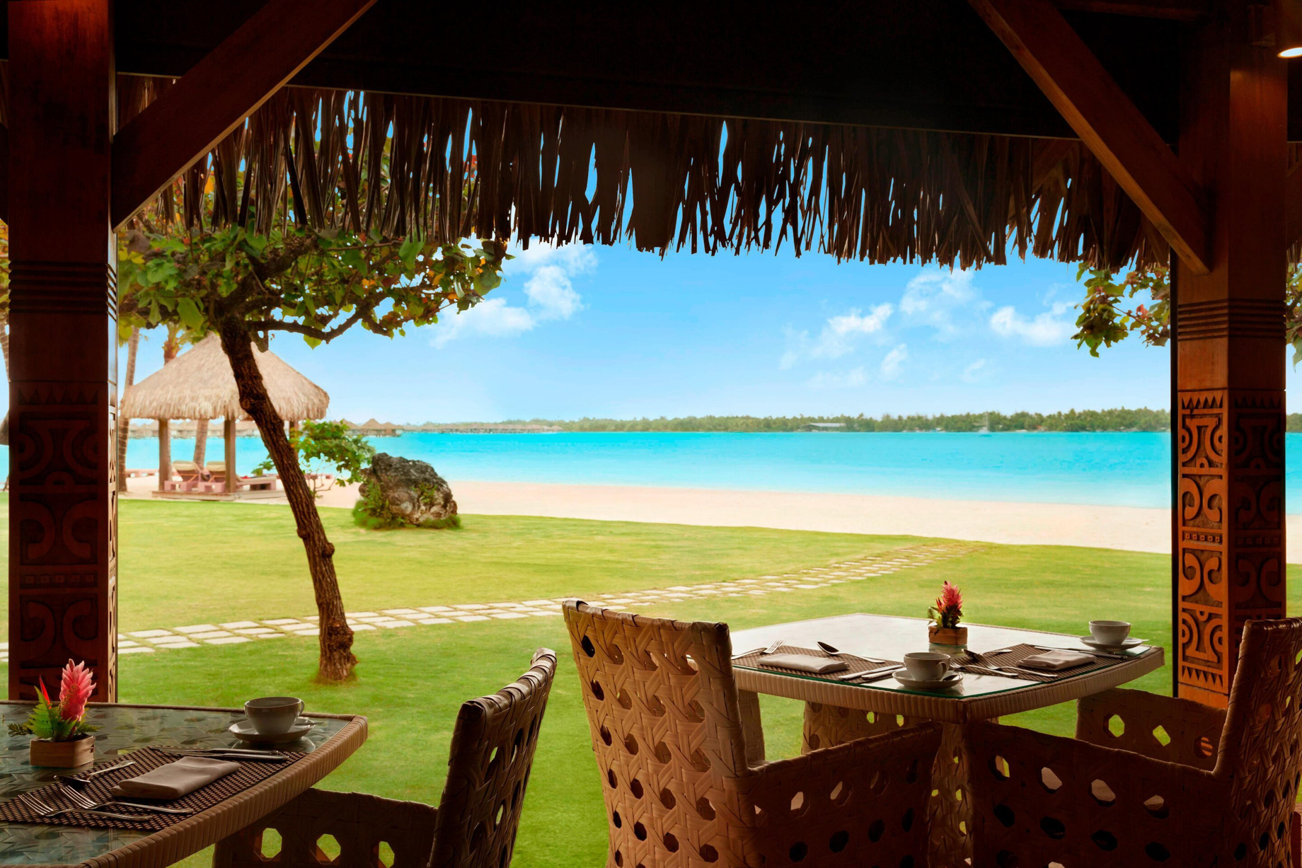 The St. Regis Bora Bora Resort – Bora Bora, French Polynesia – Te Pahu Grass