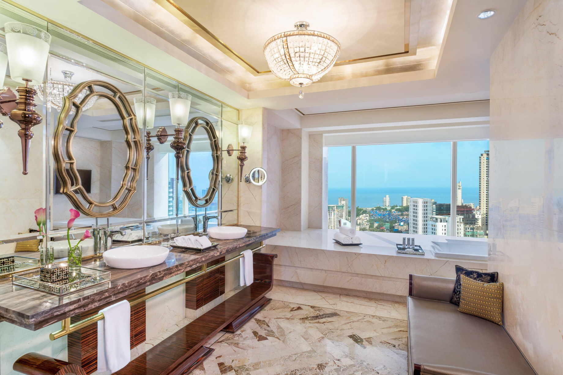 The St. Regis Mumbai Hotel – Mumbai, India – Presidential Suite Bathroom
