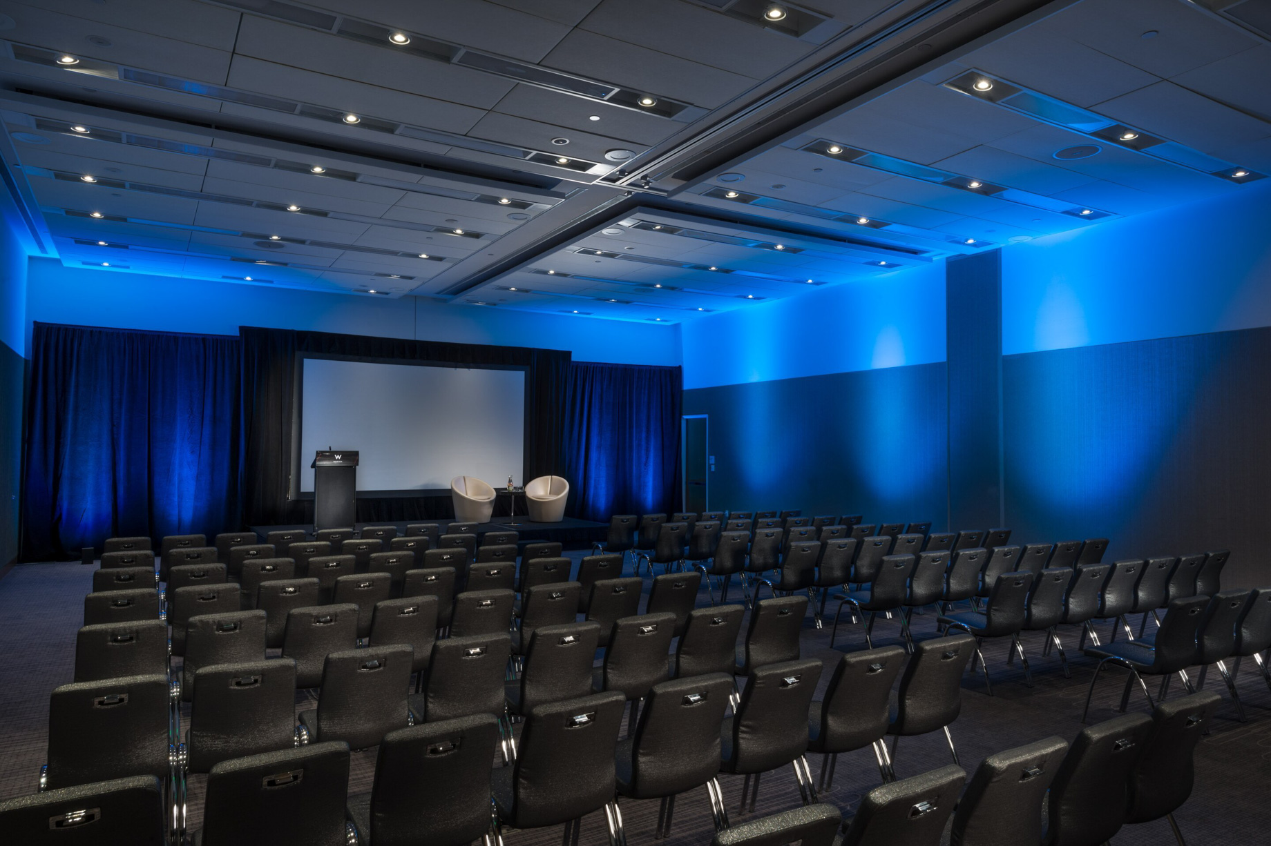 W Boston Hotel – Boston, MA, USA – Great Room Theater Setup