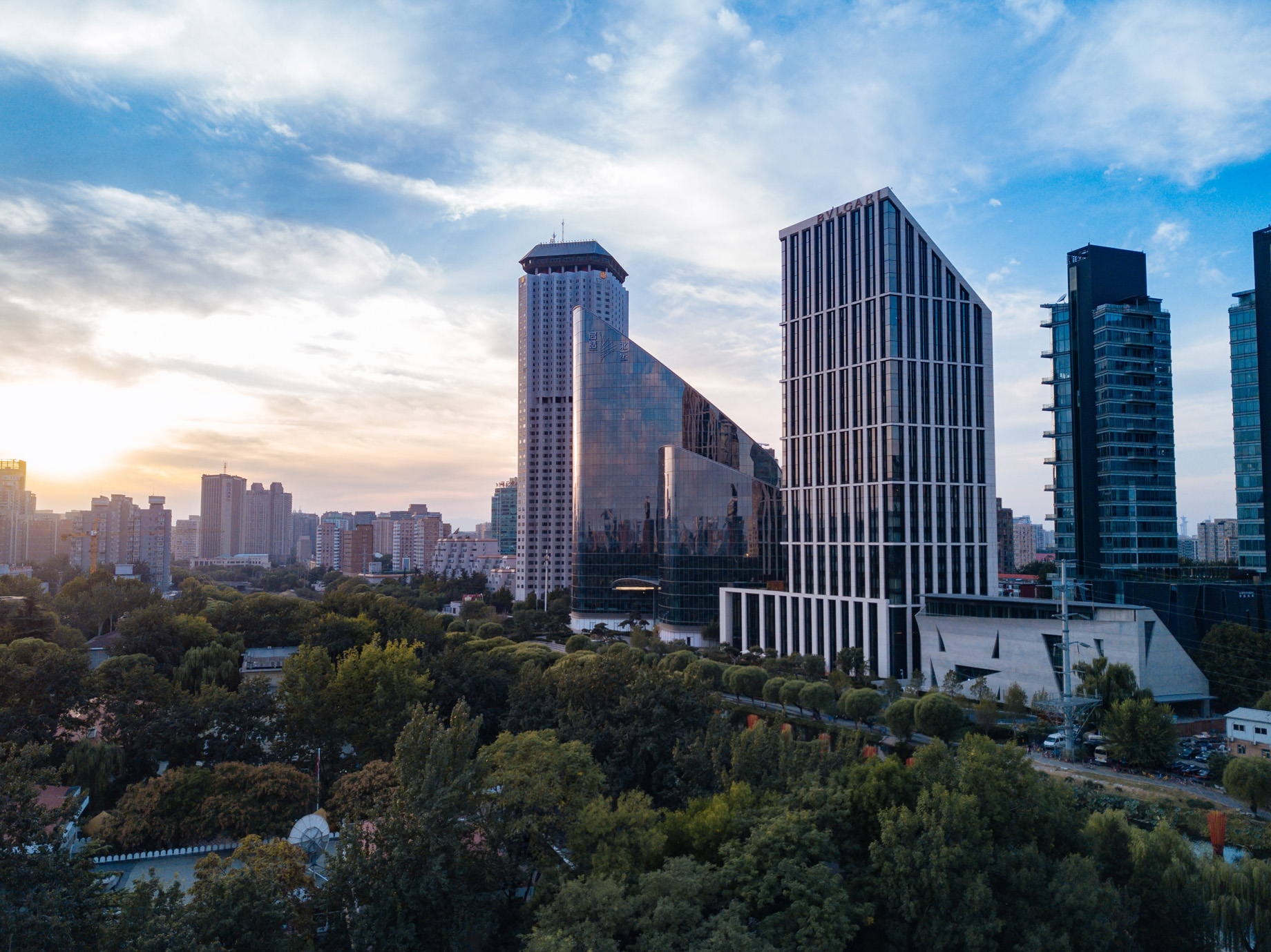 Bvlgari Hotel Beijing – Beijing, China – Tower Sunset View