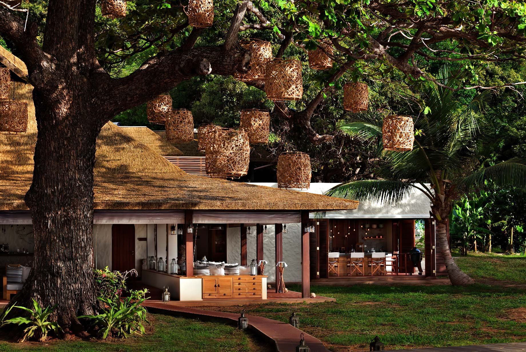 Six Senses Zil Pasyon Resort – Felicite Island, Seychelles – Island Cafe Exterior