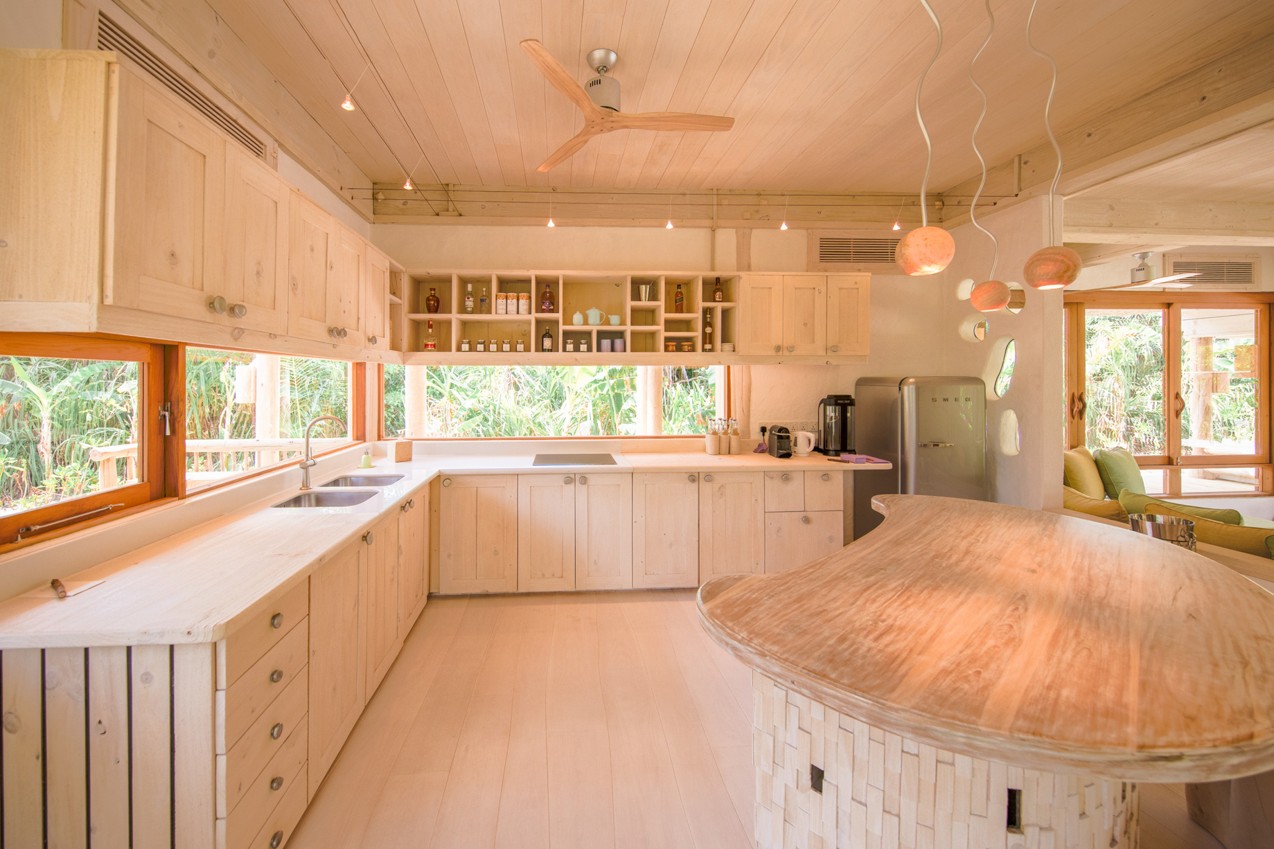 Soneva Jani Resort - Noonu Atoll, Medhufaru, Maldives - 2 Bedroom Crusoe Residence Island Villa Kitchen