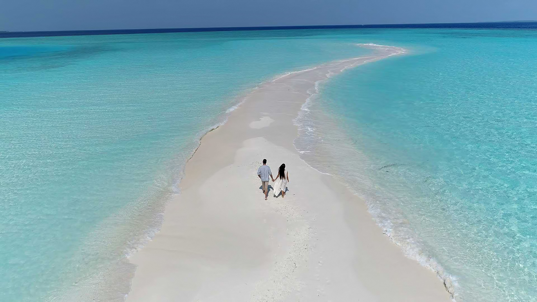 The Nautilus Maldives Resort - Thiladhoo Island, Maldives - Private White Sand Beach Path