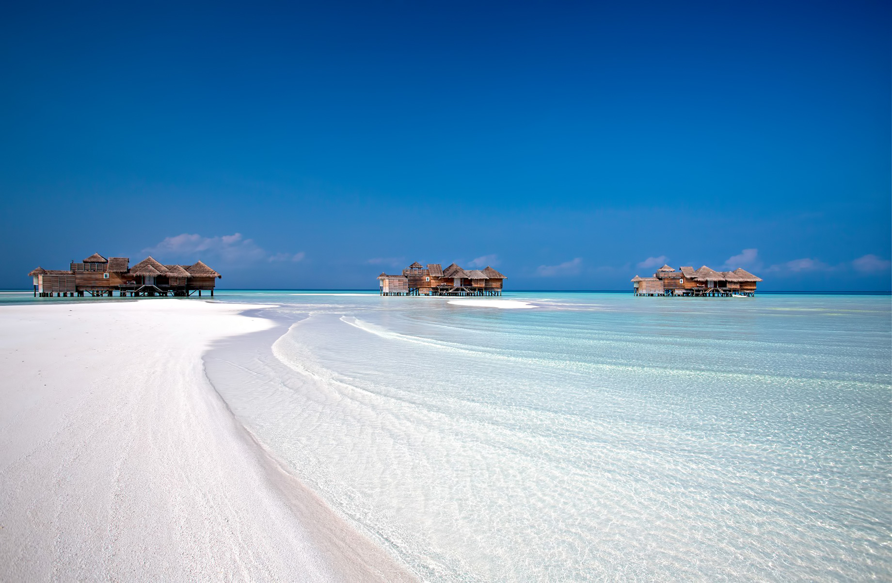 Gili Lankanfushi Resort – North Male Atoll, Maldives – White Sand Beach Overwater Villa View