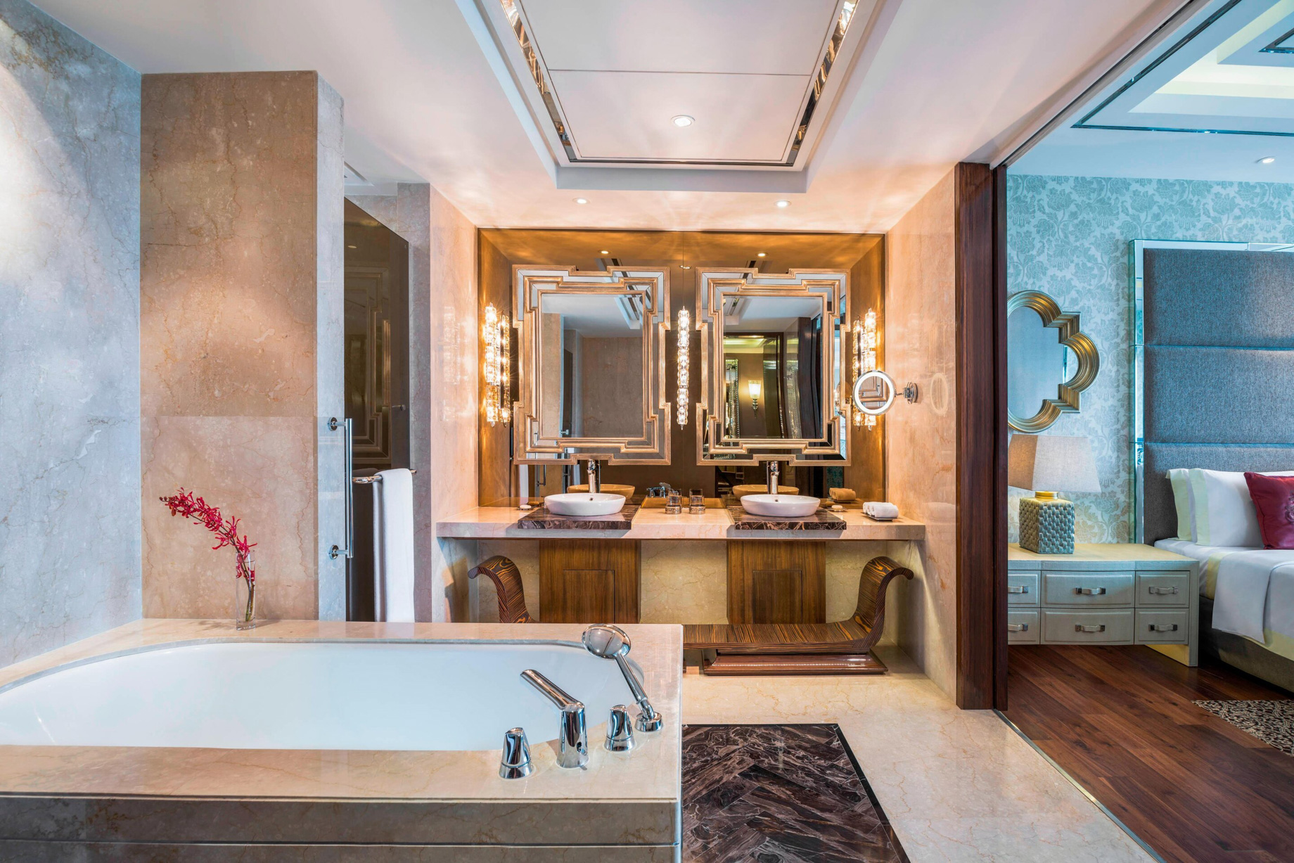 The St. Regis Mumbai Hotel – Mumbai, India – Metropolitan Suite Bathroom Tub