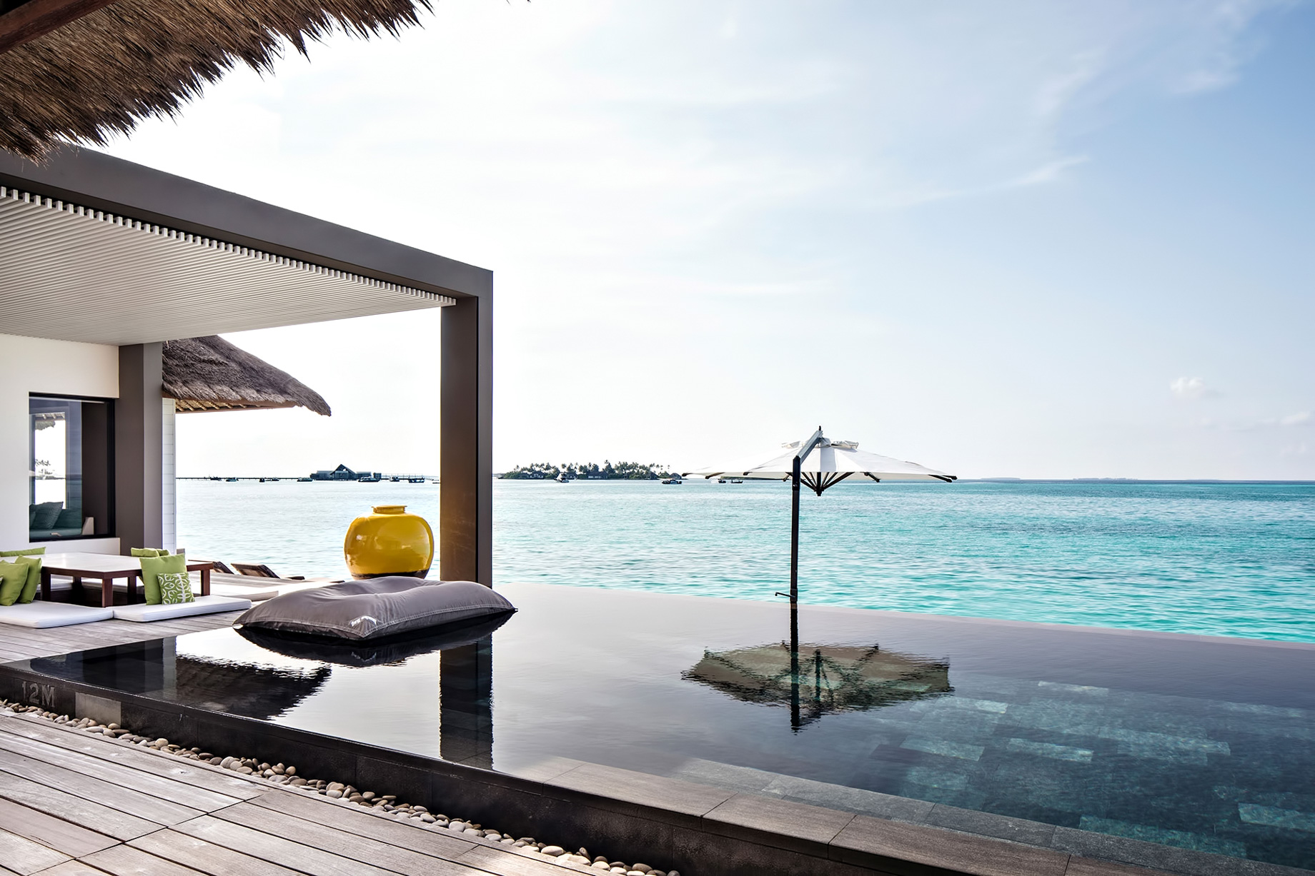 Cheval Blanc Randheli Resort – Noonu Atoll, Maldives – Overwater Villa Infinity Pool Deck Ocean View