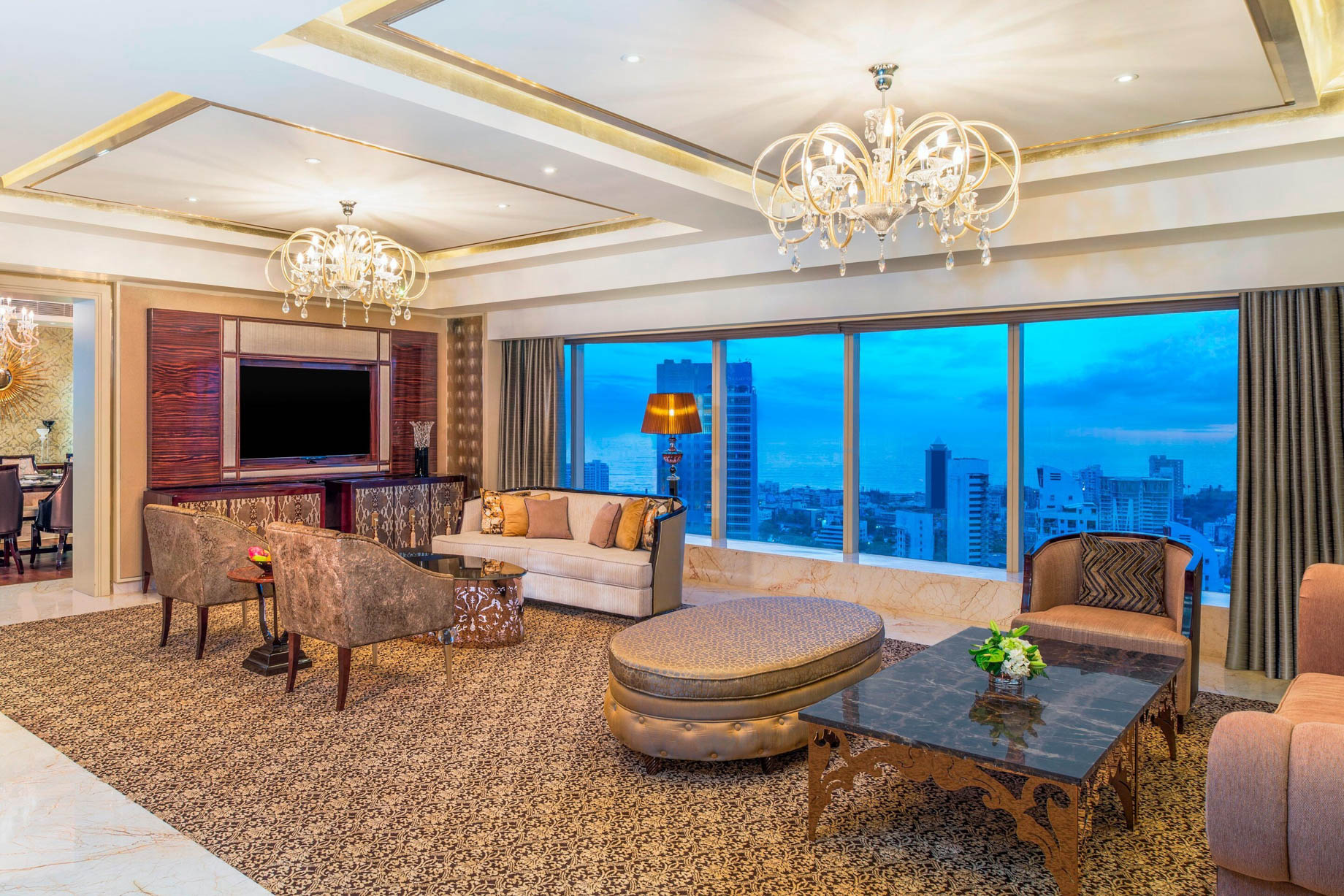 The St. Regis Mumbai Hotel – Mumbai, India – Presidential Suite Living Room