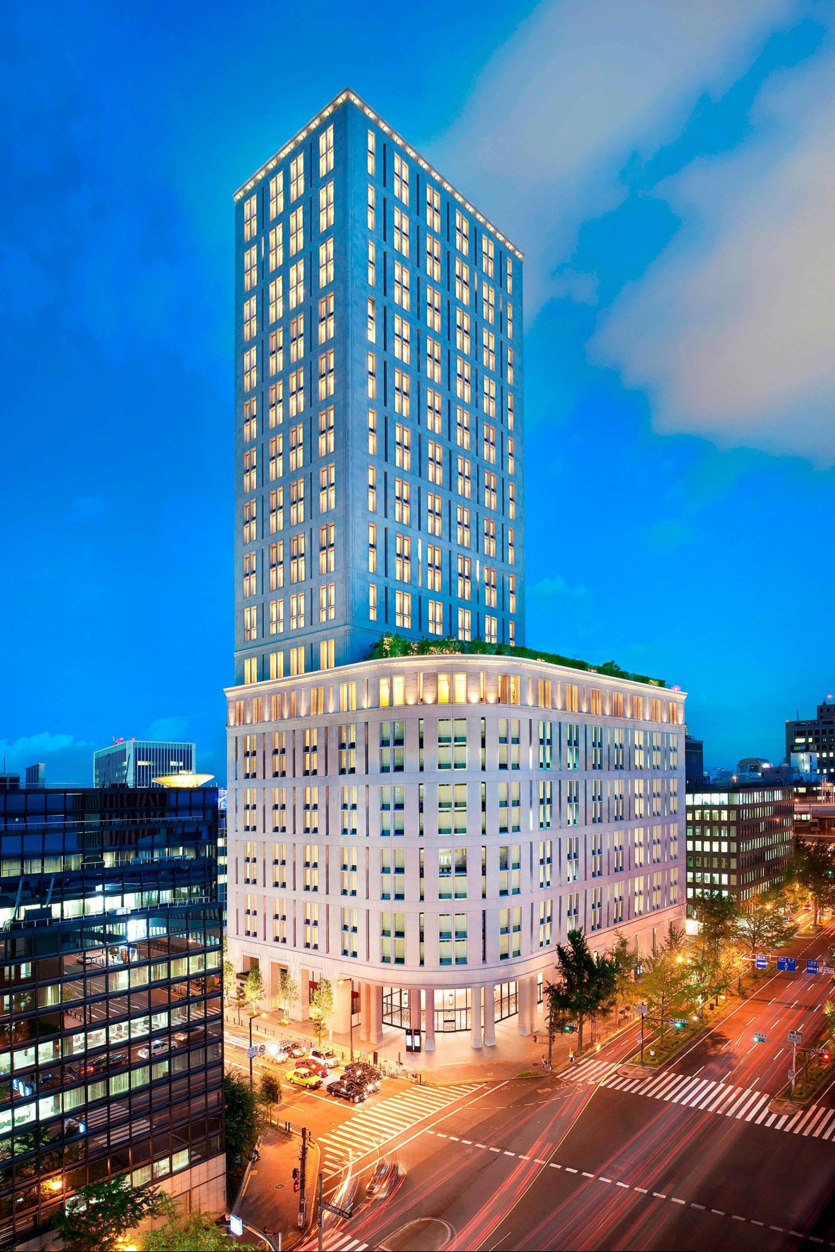 The St. Regis Osaka Hotel - Osaka, Japan - Hotel Exterior at Night