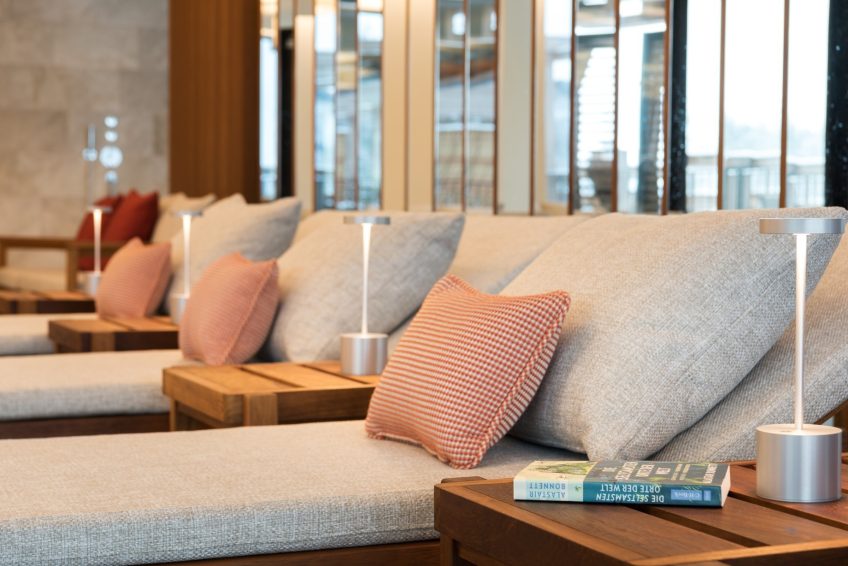 Waldhotel - Burgenstock Hotels & Resort - Obburgen, Switzerland - Spa Silent Room Lounge Chairs