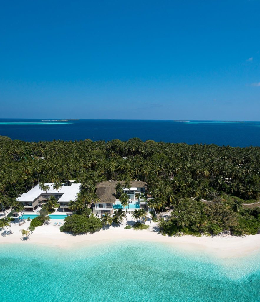 Amilla Fushi Resort and Residences - Baa Atoll, Maldives - Amilla Oceanfront Estate Beach Aerial