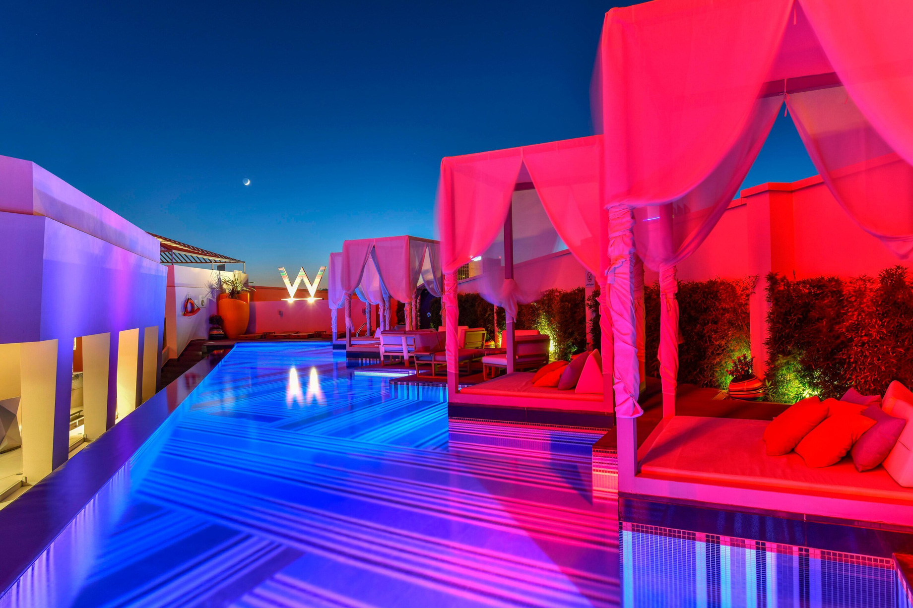 W Amman Hotel - Amman, Jordan - WET Outdoor Pool