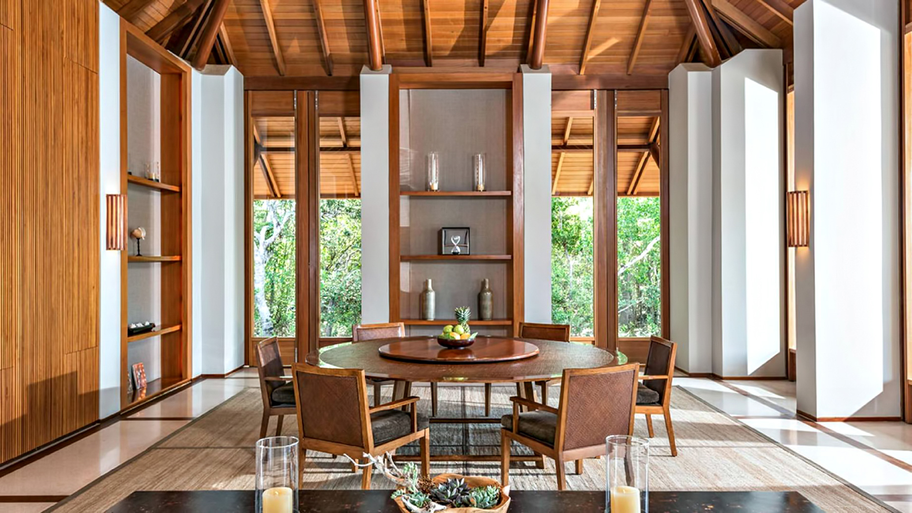 Amanyara Resort – Providenciales, Turks and Caicos Islands – 3 Bedroom Tranquility Villa Dining Room