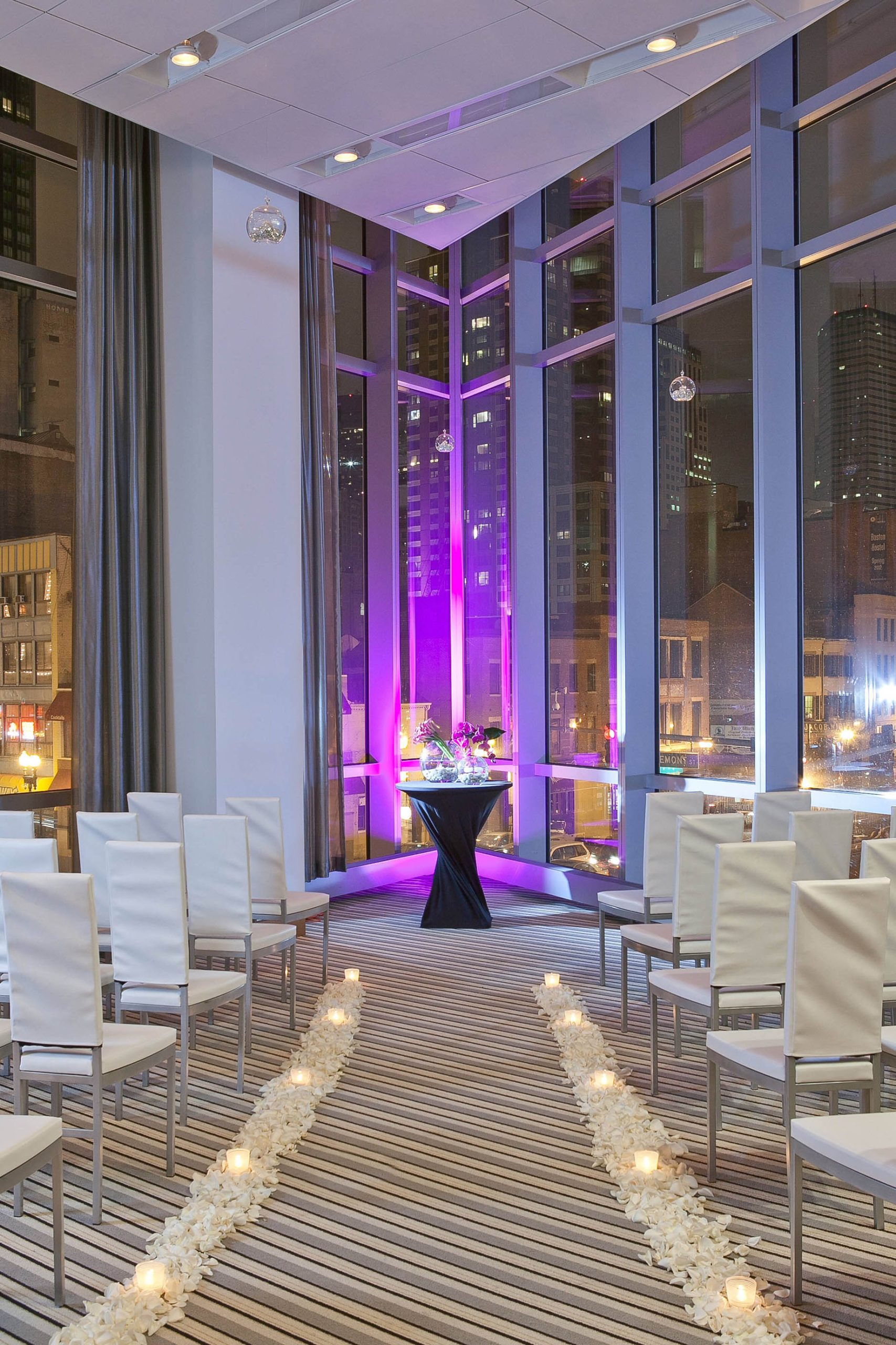 W Boston Hotel – Boston, MA, USA – Great Room Wedding Ceremony