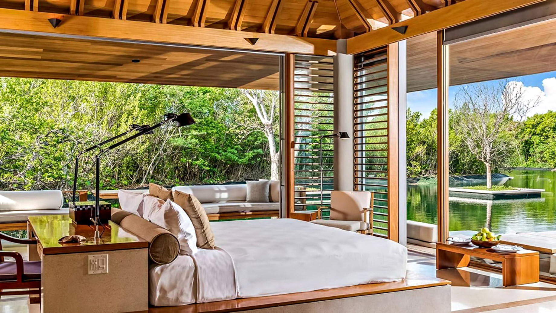 Amanyara Resort - Providenciales, Turks and Caicos Islands - 3 Bedroom Tranquility Villa Bedroom
