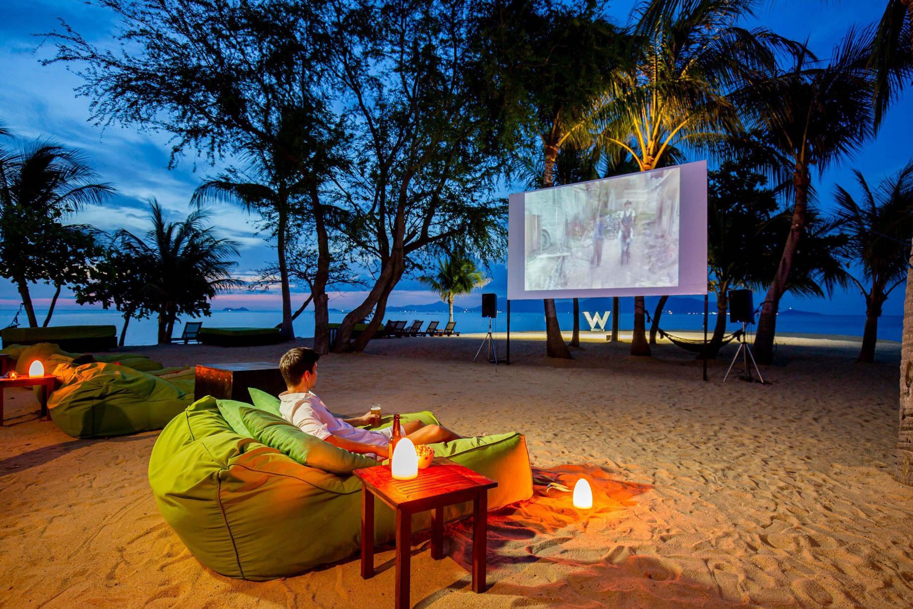 W Koh Samui Resort – Thailand – Movie Night at W Beach