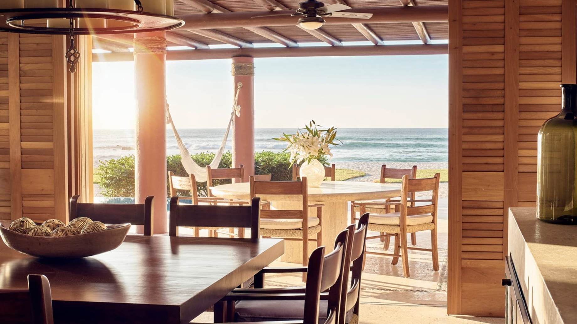 Four Seasons Resort Punta Mita – Nayarit, Mexico – Marea Beach House Living Room Deck View
