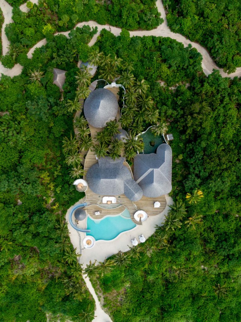 Soneva Jani Resort - Noonu Atoll, Medhufaru, Maldives - 3 Bedroom Island Reserve Villa Aerial