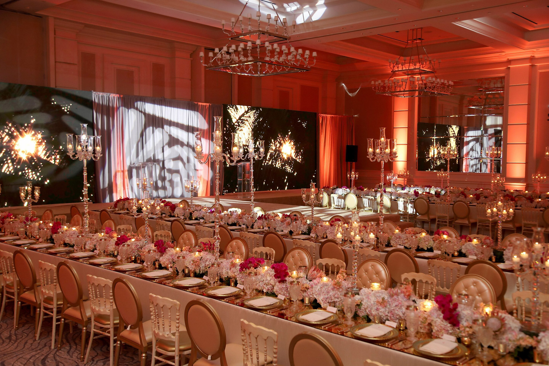 The St. Regis Bahia Beach Resort - Rio Grande, Puerto Rico - Ballroom Gala Dinner Setup