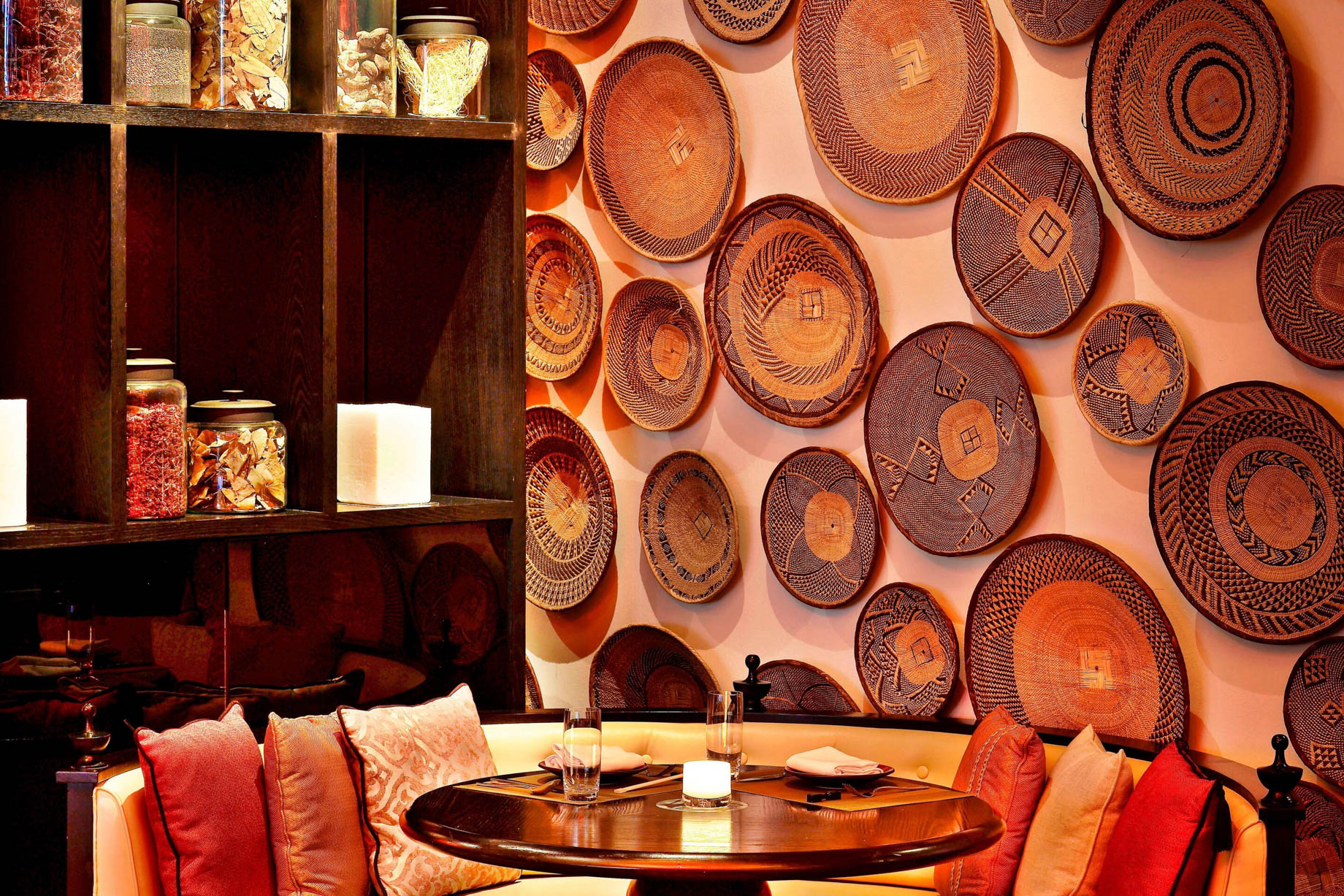 W Doha Hotel - Doha, Qatar - Spice Market Restaurant Wall Decor