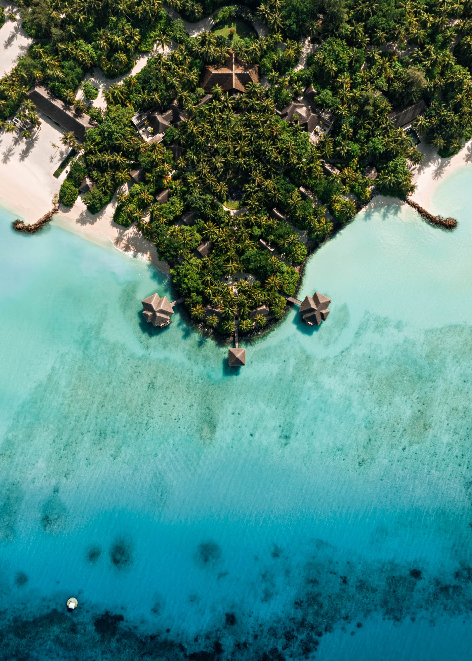 One&Only Reethi Rah Resort – North Male Atoll, Maldives – Wellness Spa Aerial