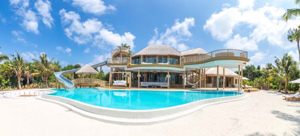 Soneva Jani Resort - Noonu Atoll, Medhufaru, Maldives - 3 Bedroom Island Reserve Villa White Sand Pool Deck