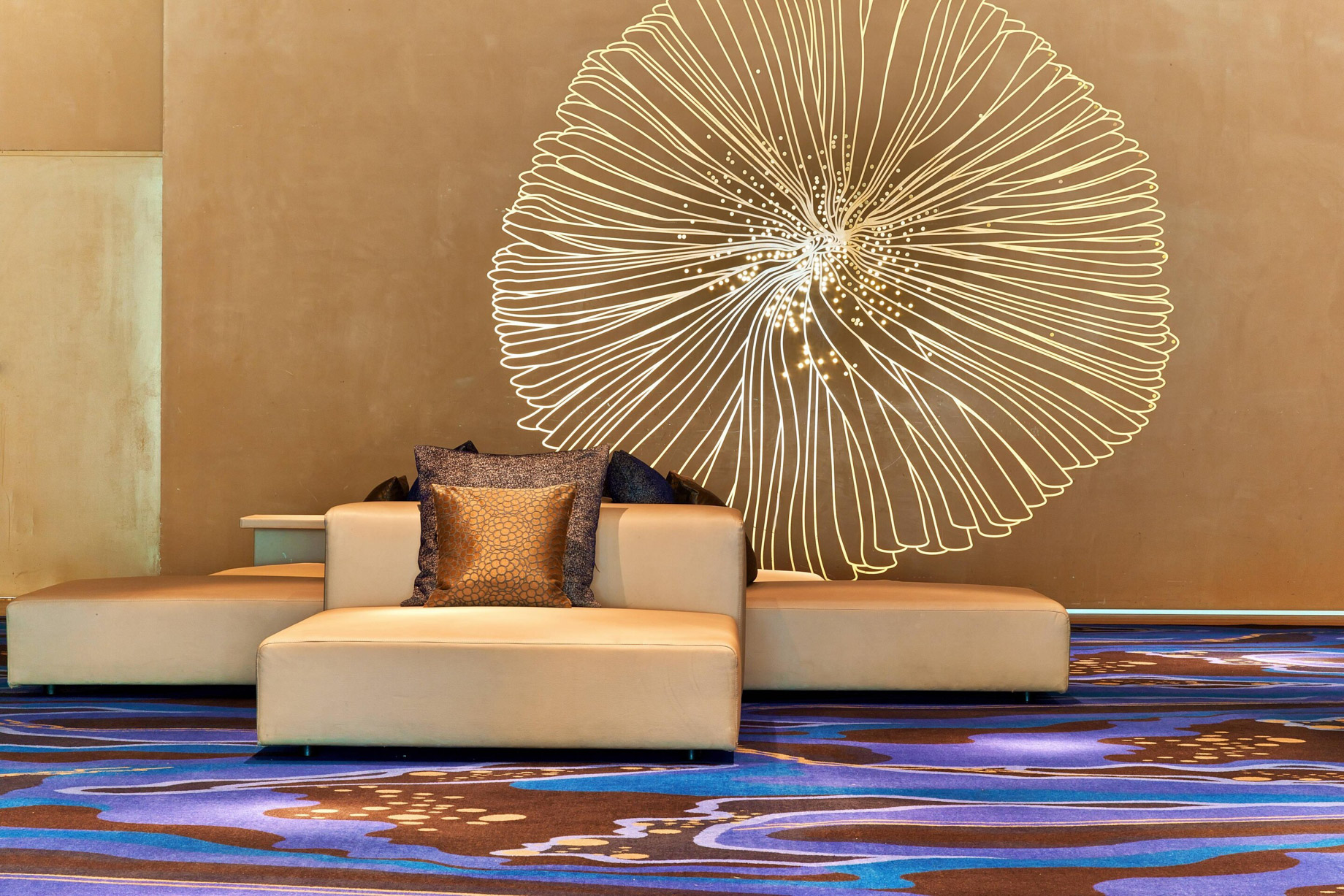 W Barcelona Hotel - Barcelona, Spain - Great Room Foyer Sofa