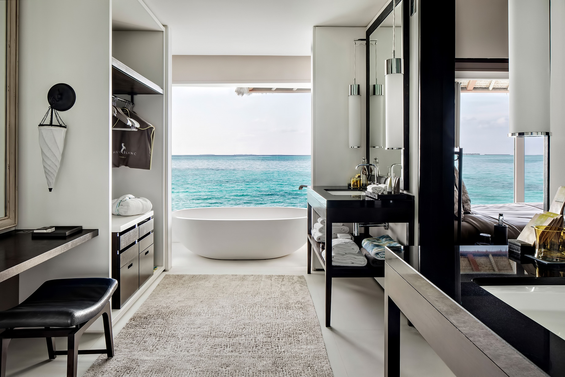Cheval Blanc Randheli Resort – Noonu Atoll, Maldives – Overwater Villa Bathroom