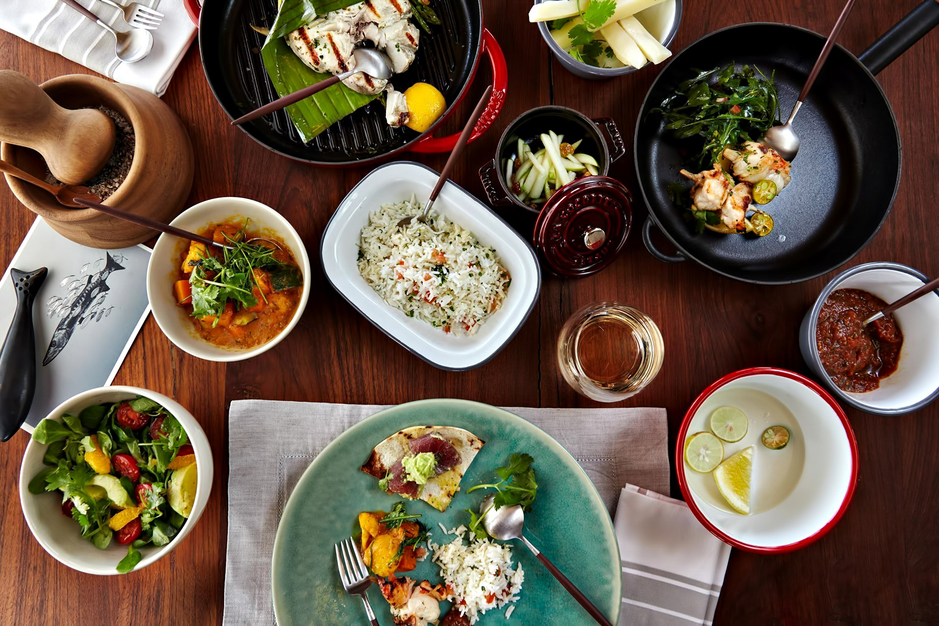 Six Senses Zil Pasyon Resort – Felicite Island, Seychelles – Ocean Kitchen Dishes