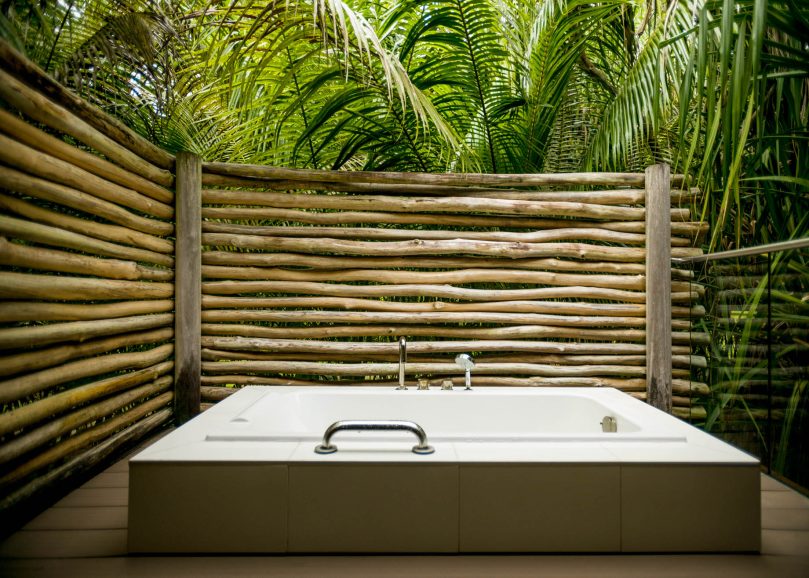 The Brando Resort - Tetiaroa Private Island, French Polynesia - 2 Bedroom Beachfront Villa Outside Bathtub