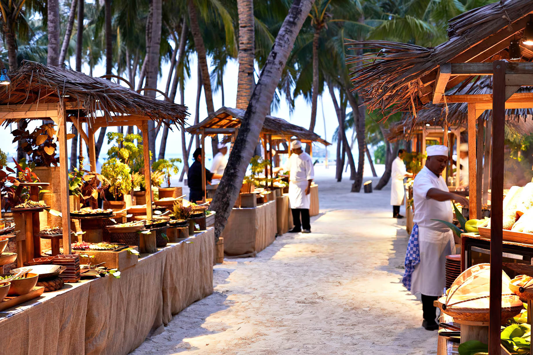 Gili Lankanfushi Resort – North Male Atoll, Maldives – Beachfront Dining Experience