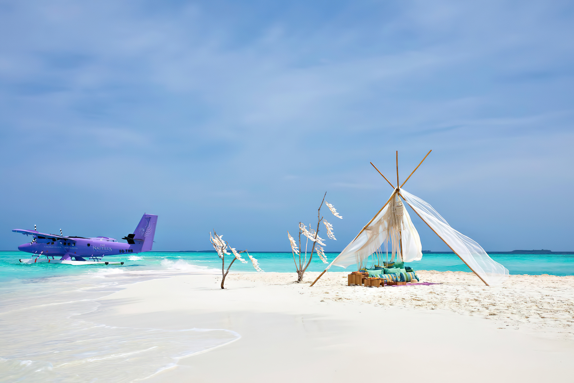 The Nautilus Maldives Resort – Thiladhoo Island, Maldives – Seaplane White Sand Beach