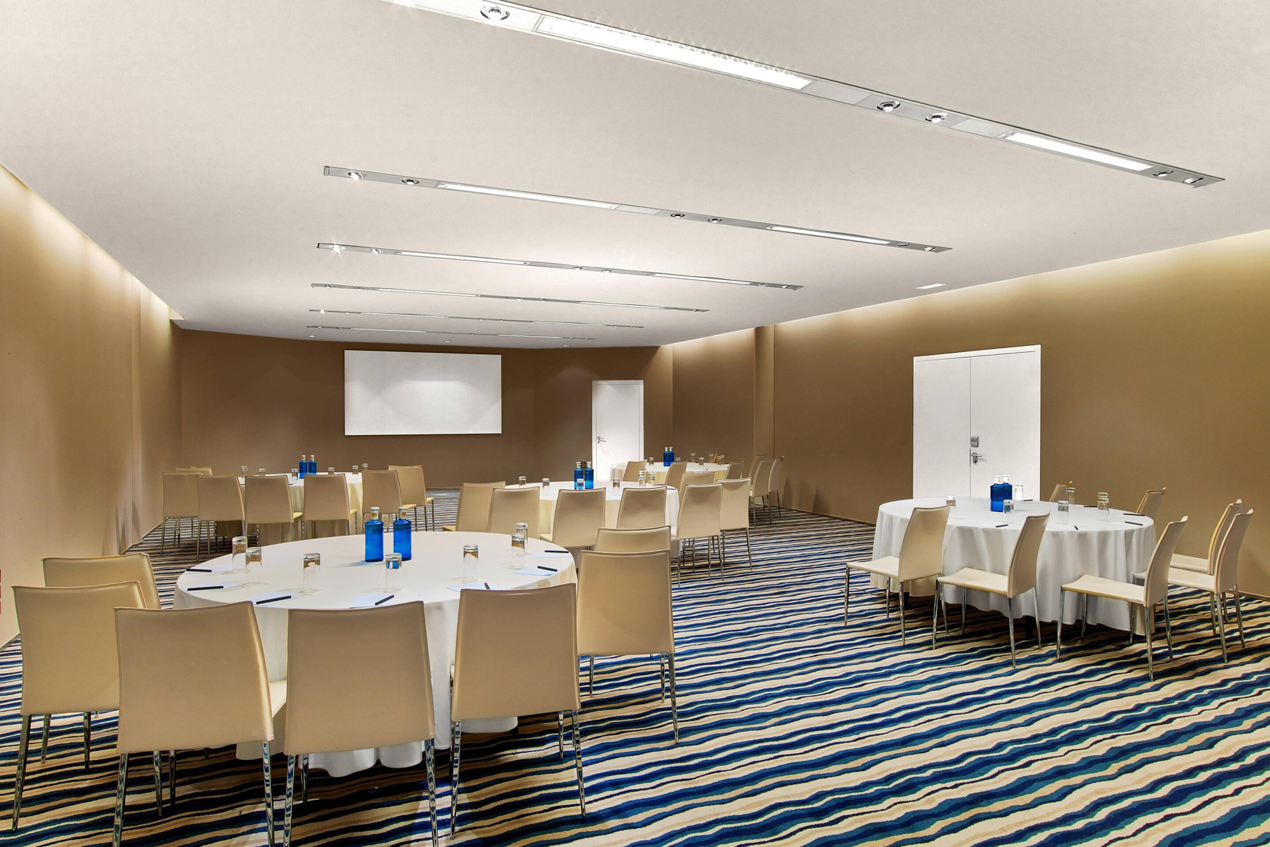 W Barcelona Hotel – Barcelona, Spain – Studio Meeting Room Tables