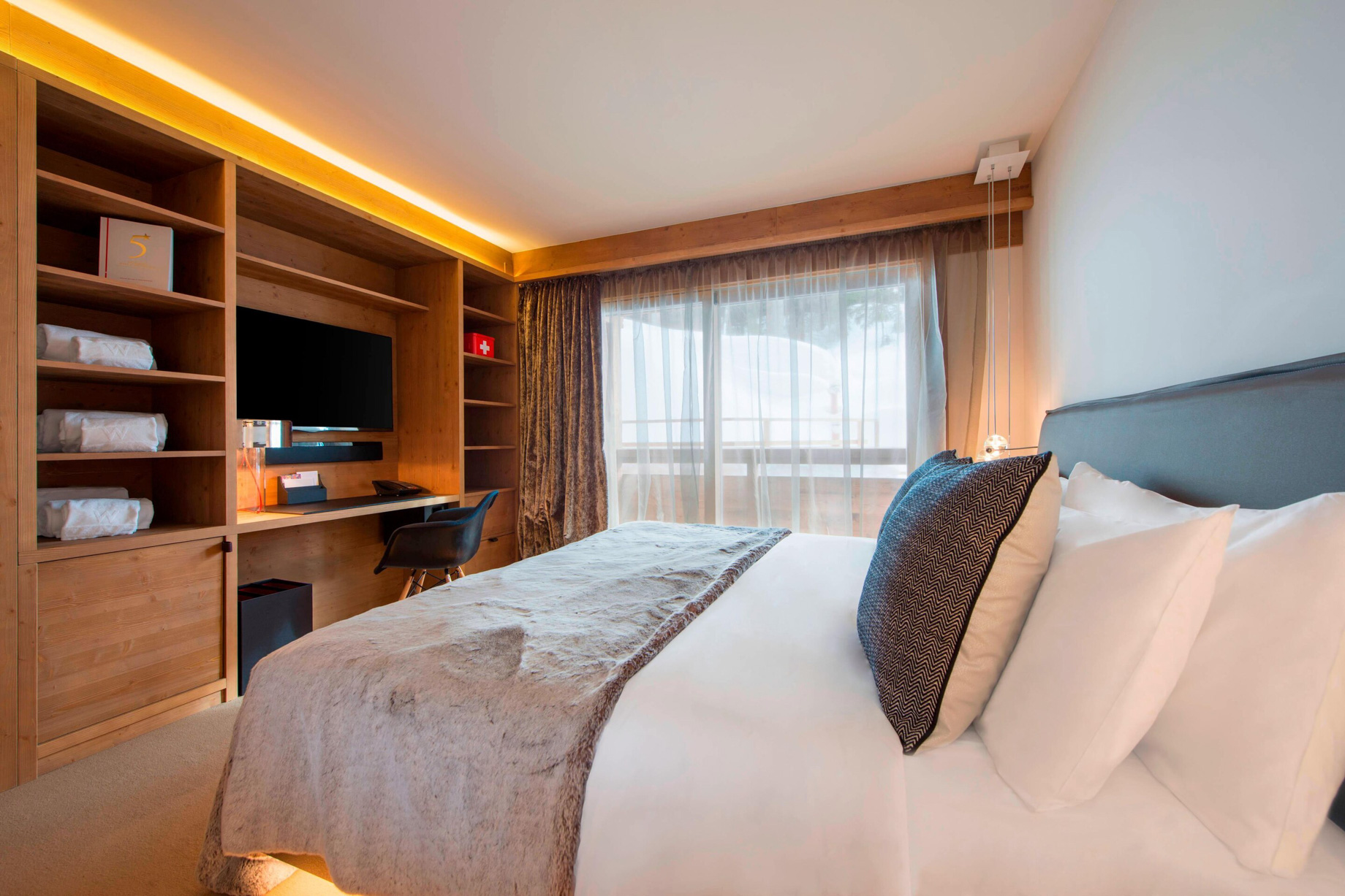 W Verbier Hotel – Verbier, Switzerland – Residence Bedroom Decor