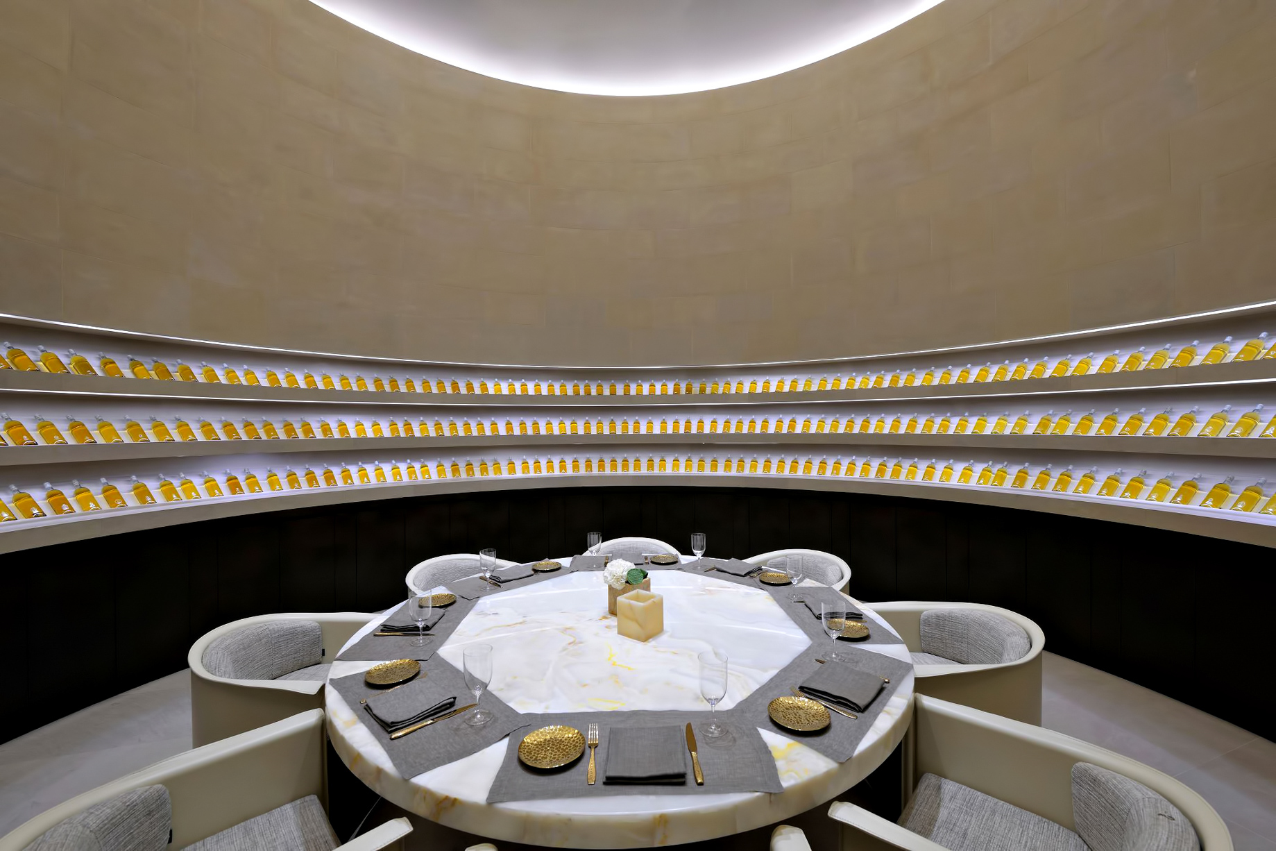 Armani Hotel Dubai – Burj Khalifa, Dubai, UAE – Armani Ristorante Private Dining Room