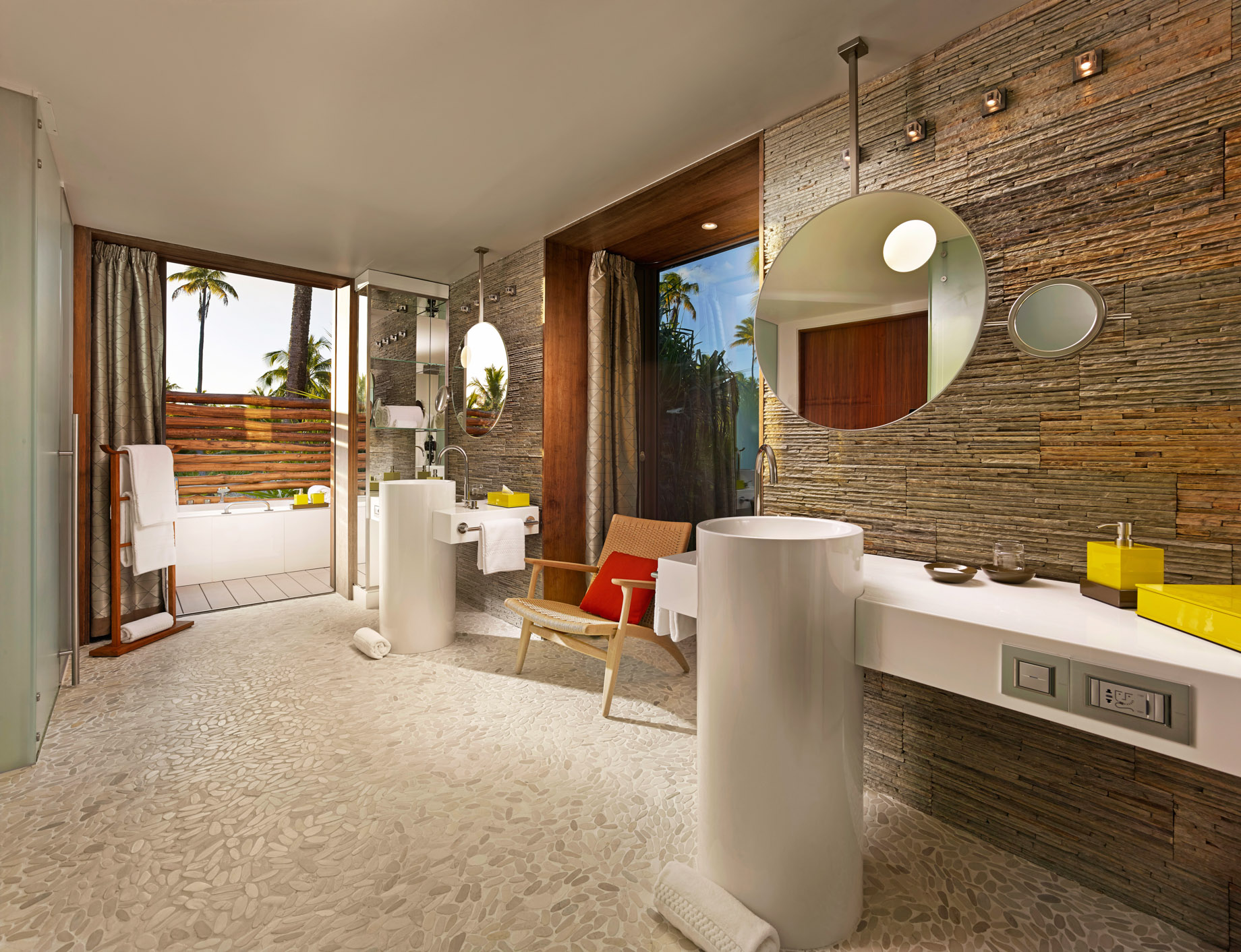 The Brando Resort – Tetiaroa Private Island, French Polynesia – 2 Bedroom Beachfront Villa Bathroom