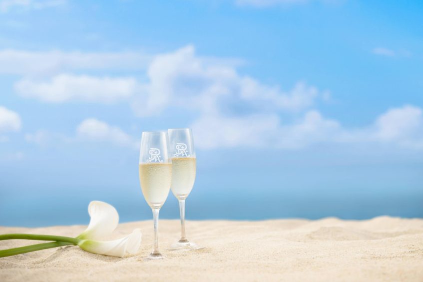 The St. Regis Bali Resort - Bali, Indonesia - Champagne on the Beach