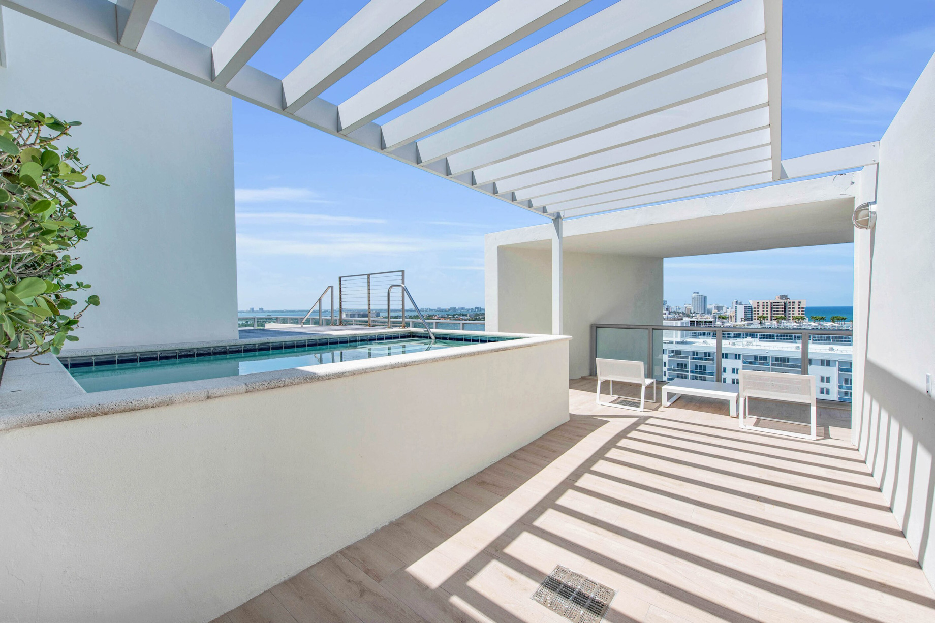 W South Beach Hotel - Miami Beach, FL, USA - Ocean View Penthouse Suite Rooftop Terrace